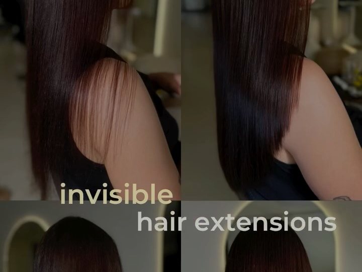 Haarverlängerung für feines Haar mit unsichtbaren Keratin-Bonds